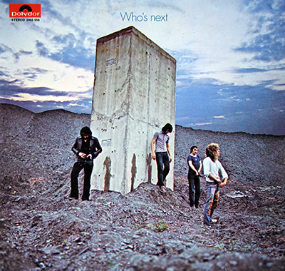 THE WHO - Who's Next  album front cover vinyl record